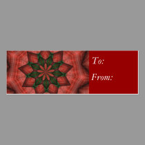 Plaid Christmas Star business cards by sharpcreations Plaid Christmas Star business cards