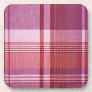 Plaid Cork Coaster