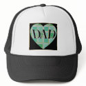 Plaid Dad Heart hats by MotherandFatherGifts Plaid Dad Heart hats