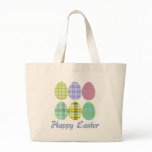 Plaid Easter Eggs bags