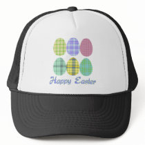 Plaid Easter Eggs hats by naturetees Plaid Easter Eggs hats