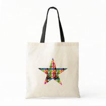 Plaid Flourish Star bags by JuJuGarden Plaid Flourish Star bags