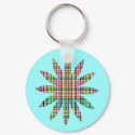 plaid flower keychains by DonnaGrayson plaid flower keychains