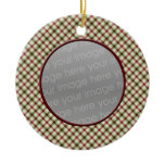 plaid fun photo Ornaments ornaments