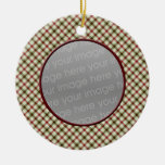 plaid fun photo Ornaments ornaments