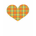 Plaid Heart 4 t-shirts by melhi_ Plaid Heart 4 t-shirts