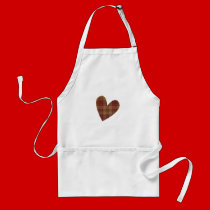 Plaid Heart aprons