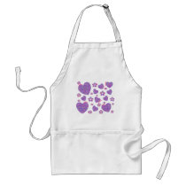 Plaid Heart & Floral Love aprons