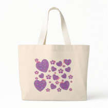 Plaid Heart & Floral Love bags by dollface766 Plaid Heart & Floral Love bags
