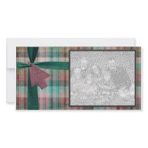 Plaid Holiday Photo Template photo cards by HeartsinFocus Plaid Holiday Photo Template photo cards