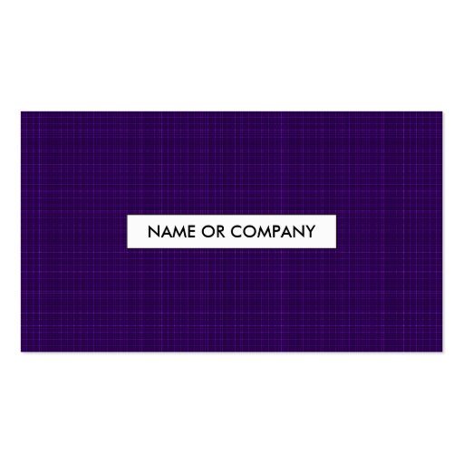 plaid home business card (back side)