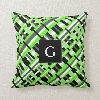 Lime Green And Gray Pillows - Decorative & Throw Pillows Zazzle