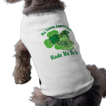 Plaid Inner Leprechaun Pet Clothes