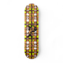 Plaid is King Yellow Skate Deck