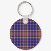 Plaid Keychain