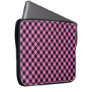 Plaid Laptop Sleeve Pink/Black