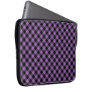 Plaid Laptop Sleeve Purple/Black