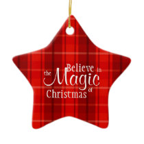 Plaid Ornament
