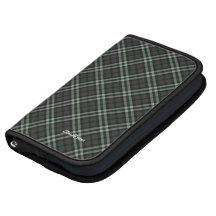 Plaid Pattern Gray Rickshaw iPhone Organizers