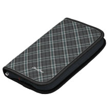 Plaid Pattern Gray Rickshaw iPhone Planner