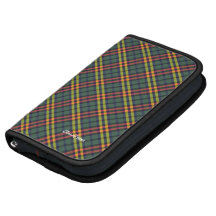 Plaid Pattern Green Rickshaw iPhone Planner