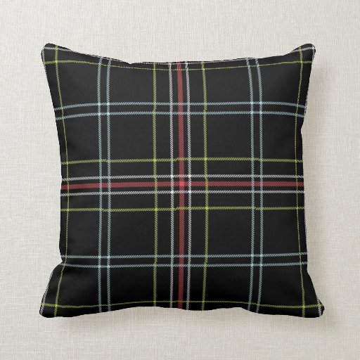 Plaid Pattern Pillow Zazzle