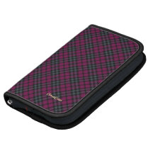 Plaid Pattern Red Rickshaw iPhone Planner