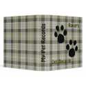 Plaid pet records binder binder