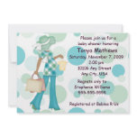 Plaid Polka Dot Baby Shower Invitation (AA)