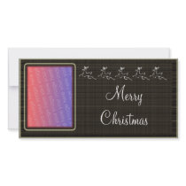 Plaid Reindeer Photocard by BlayzeInk Plaid Reindeer Photocard