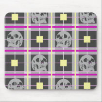 Plaid Skull Mouspead mousepads