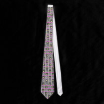 Plaid Skull Tie ties