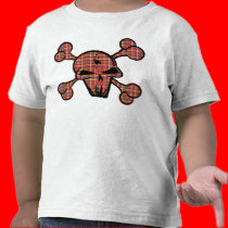Plaid Skull t-shirts