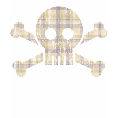 Plaid Skull (vintage) T Shirts by DeluxeWear