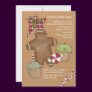 Plaid Star Holiday Bake Sale Invitation