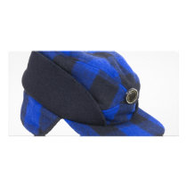 PlaidHunterHat112409 Customized Photo Card