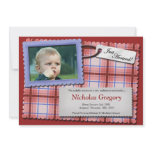 Plaidly Perfect ~ Red Adoption Announcements
