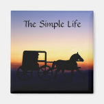 Plain and Simple Amish Life Fridge Magnets