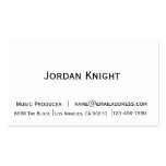 Plain and simple two tone business card