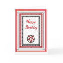 Plain Birthday Card for Satanist/Demonolator by ofsadrianna Plain Birthday Card for Satanist/Demonolator