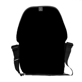 Plain Black Background Courier Bag