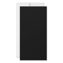 Plain Black Background Photo Cards