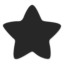 Plain Black Background Sticker