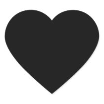 Plain Black Background Sticker