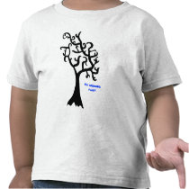 plain black tree, I'm growing fast! t-shirts by Halima_Ahkdar plain black tree, I'm growing fast! t-shirts