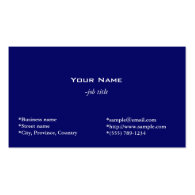 plain, blue business card business card templates