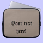 Plain Brown Laptop Case You customize! laptop sleeves