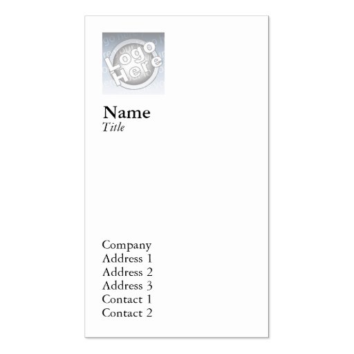 Plain - Business Business Card Templates (front side)