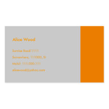 Plain Business Card