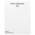 Plain Business Letterhead